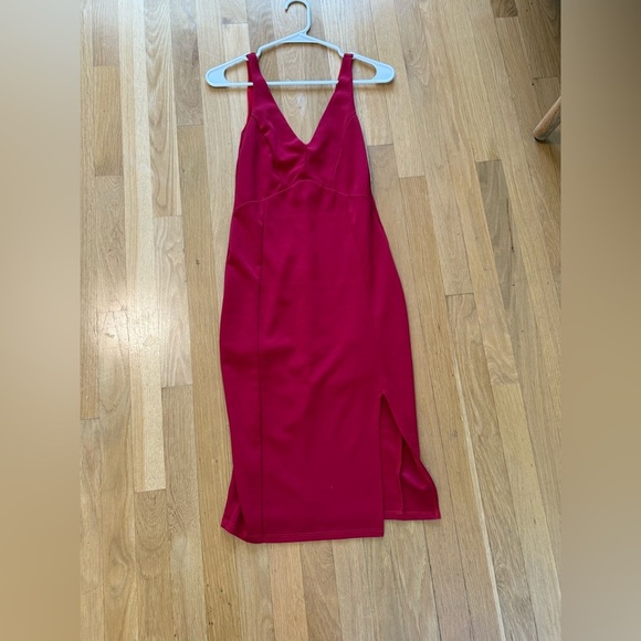 Lulu's Elegant Red Sleeveless Dress - Picture 6 of 7